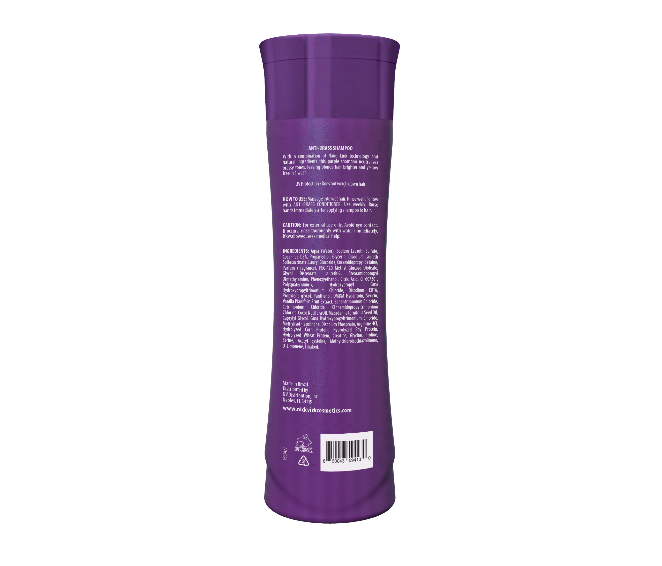 Anti-Brass Purple Shampoo For Blondes